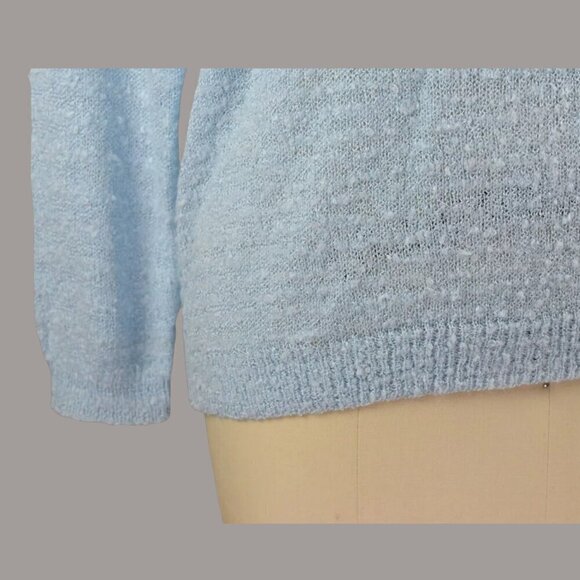 TERRANOVA CELESTE BLUE MARLED KNIT SWEATER - Picture 3 of 8